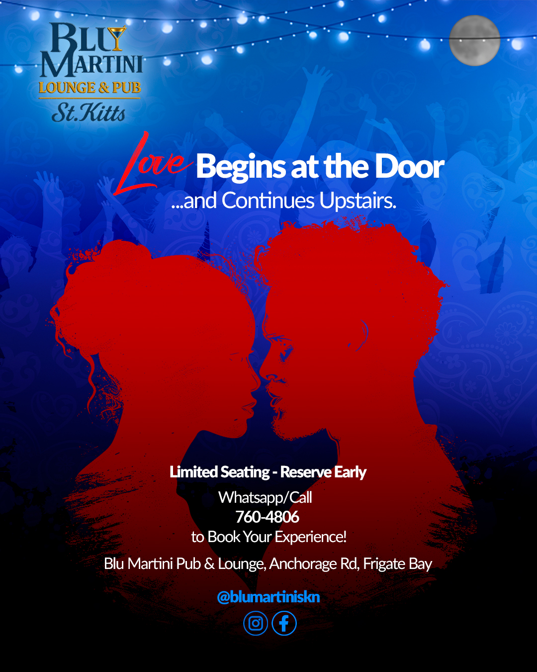 Blu Martini event design
