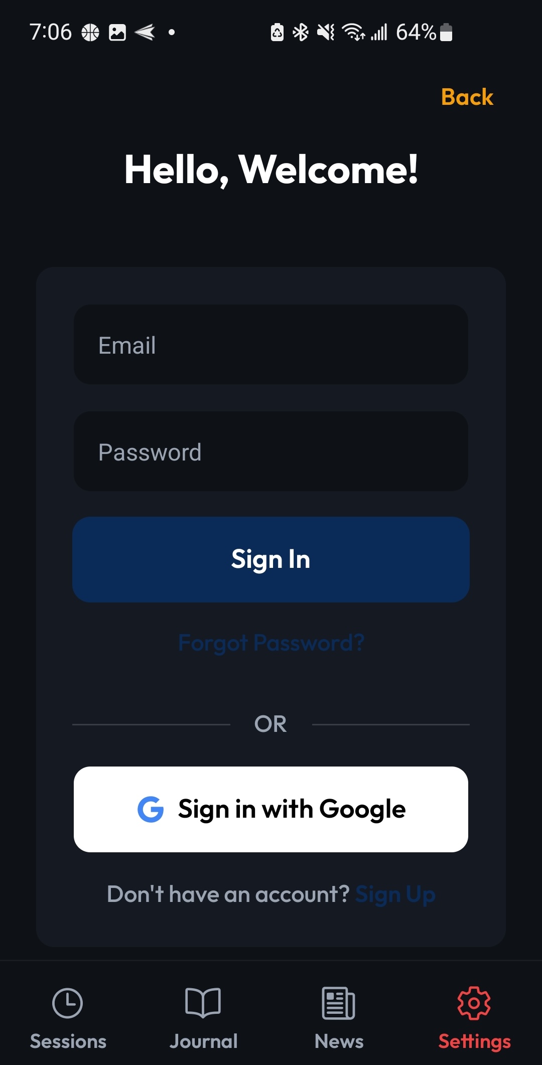 FX Sesh login