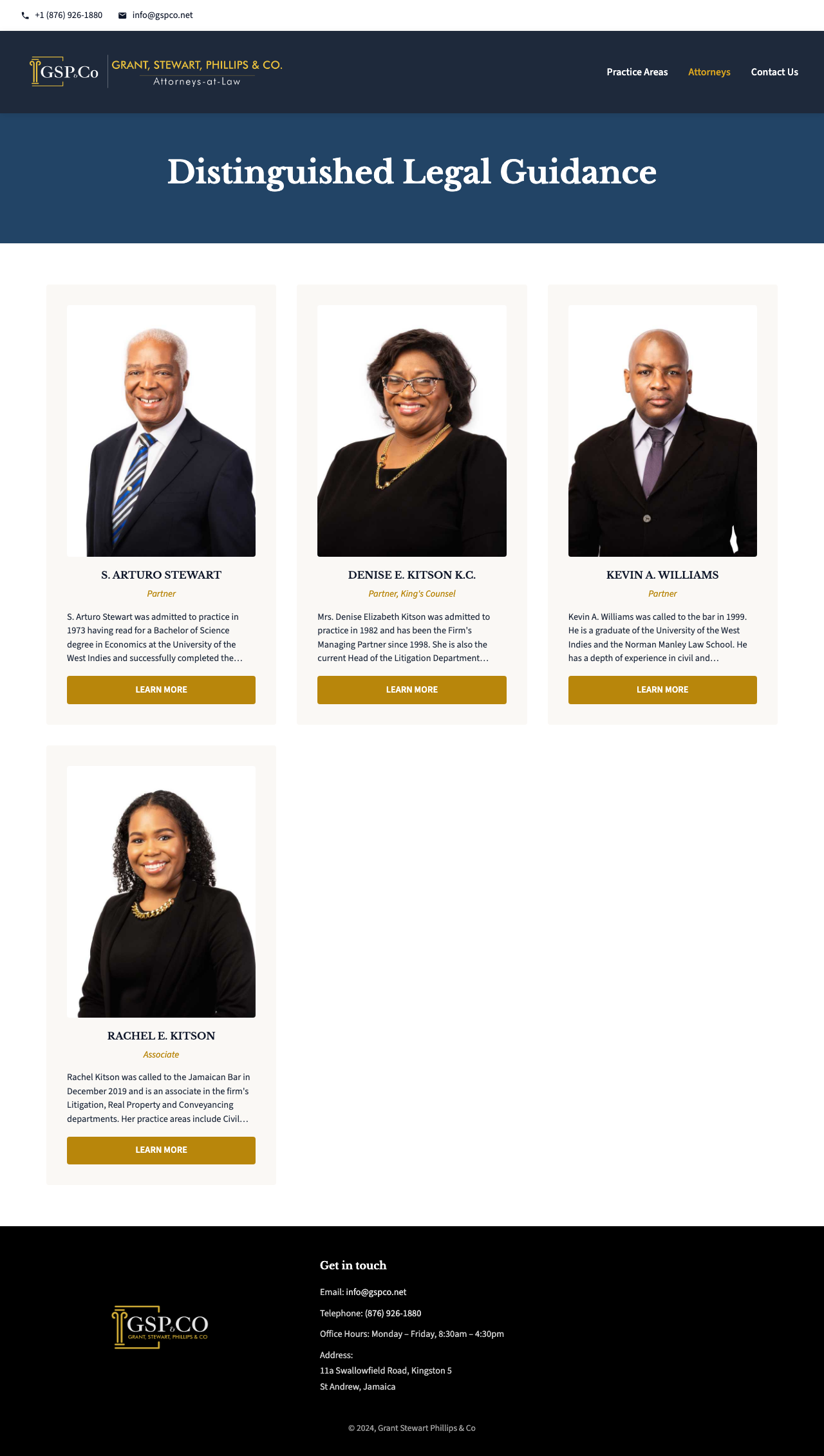 GSPCO attorneys page